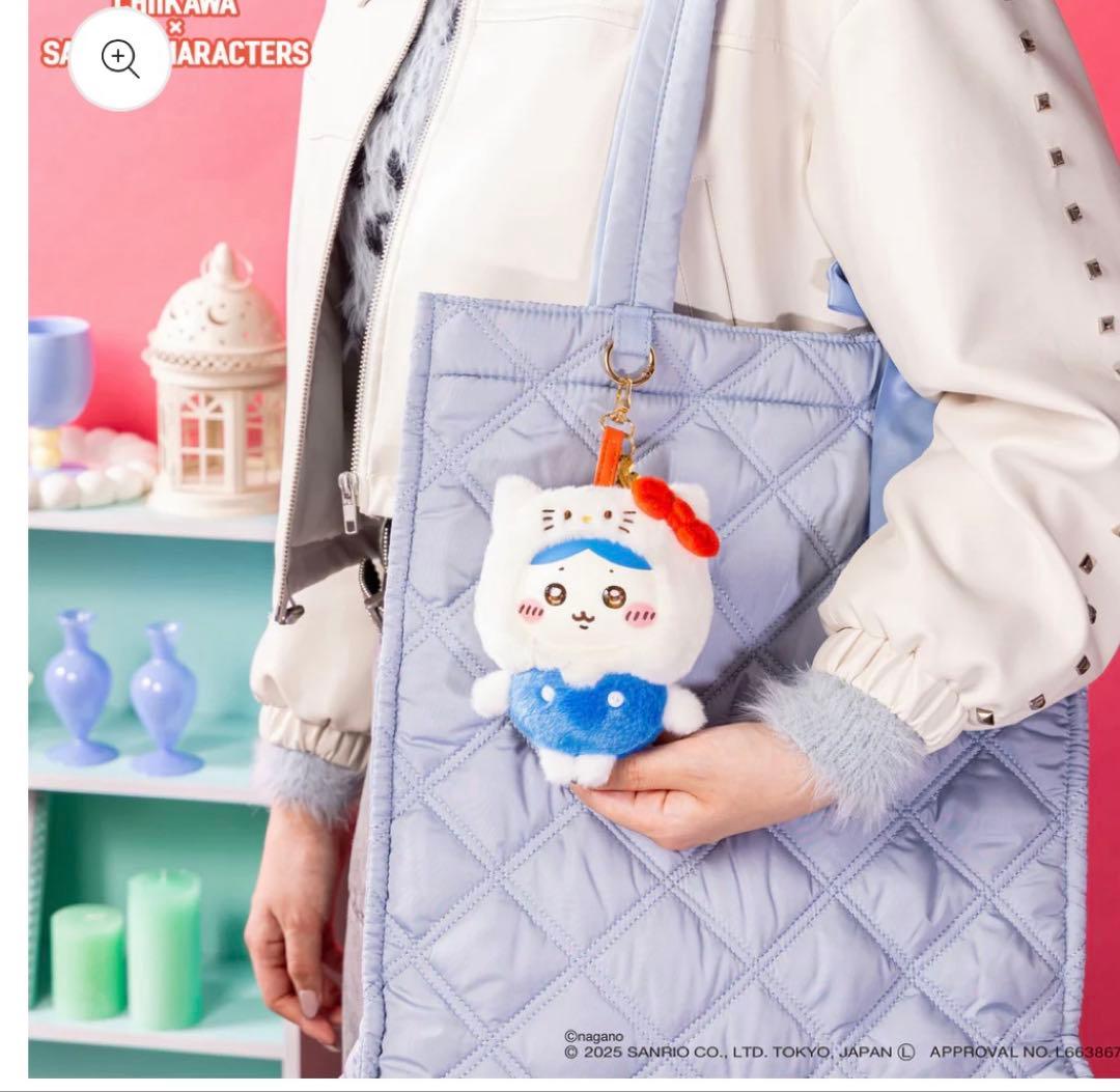 kiramekko✖️サンリオ✖️ちいかわとハチワレ2種類　マスコット　キラメッコ