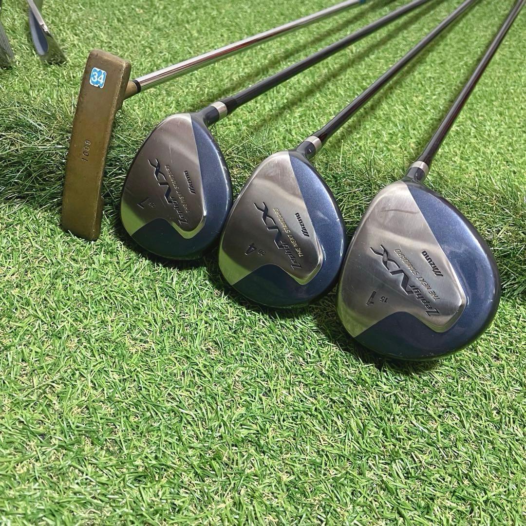 MIZUNO統一 可愛い 初心者に優しい レディースゴルフクラブ9本セット