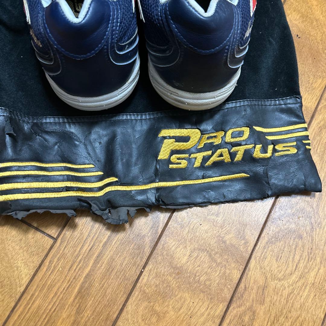 元中日ドラゴンズ森野選手使用 ZETT プロステイタス スパイク ネイビー