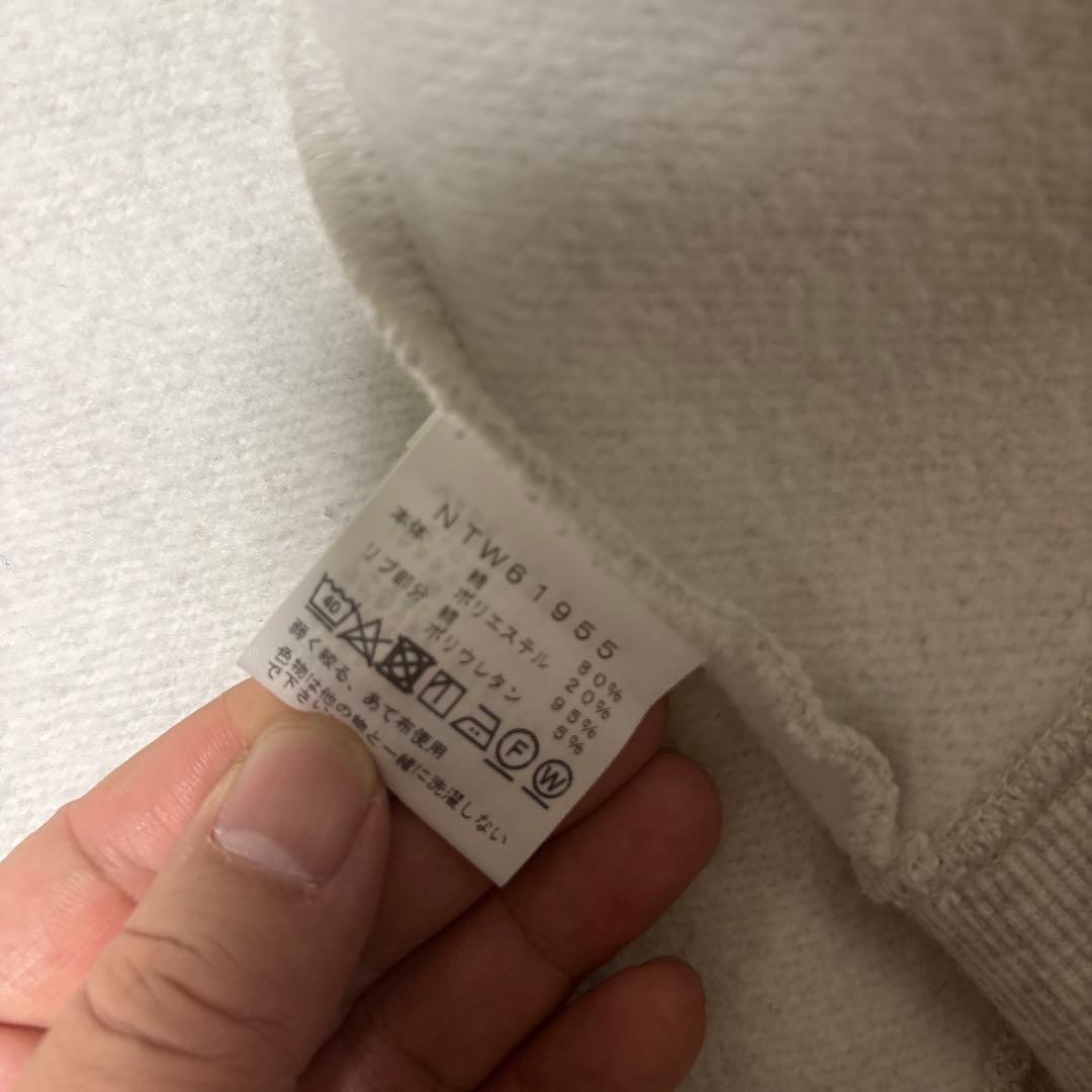 THE NORTH FACE ライトグレー　Mサイズ　リアビューパーカー