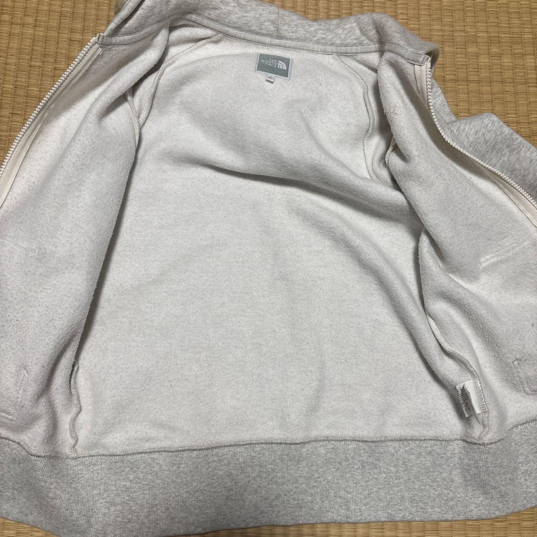 THE NORTH FACE ライトグレー　Mサイズ　リアビューパーカー