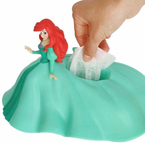 新品☆Disney アリエル ウエットティッシュケース フィギュア 人形