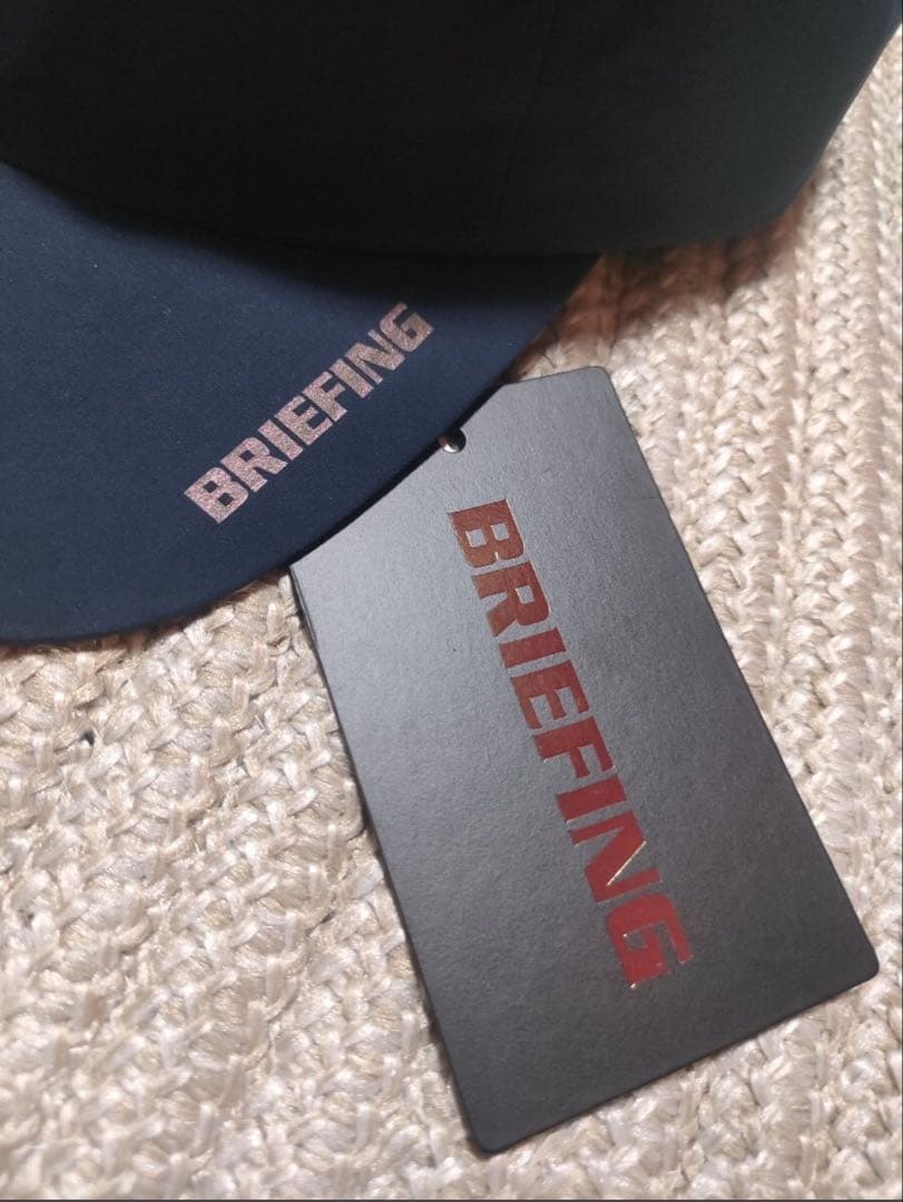 新品未使用定価9900BRIEFINGブリーフィングナイロンキャップネイビー撥水