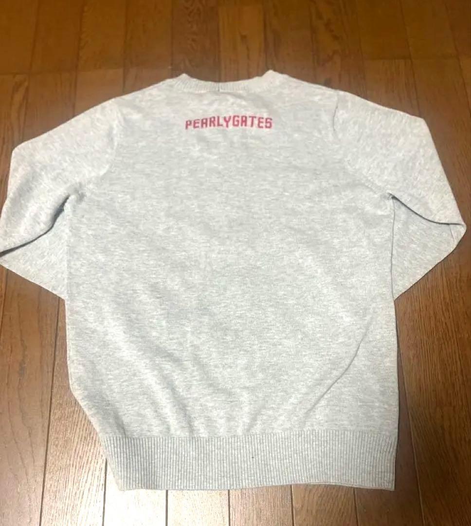 タグ付き　PEARLY GATES グレー セーター SIZE4