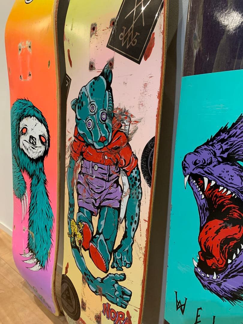 WELCOME skateboards デッキ 3枚セット　ウェルカム　スケボー