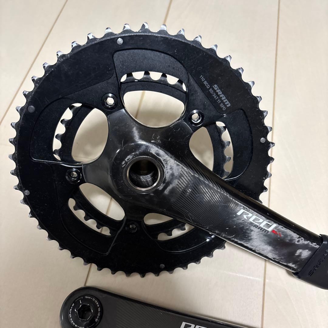 SRAM スラム　RED クランクセット　11s 中古品