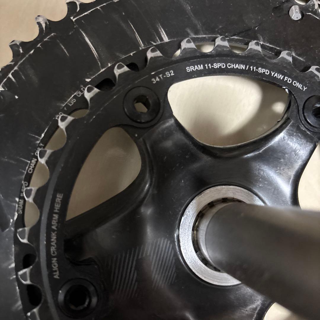 SRAM スラム　RED クランクセット　11s 中古品