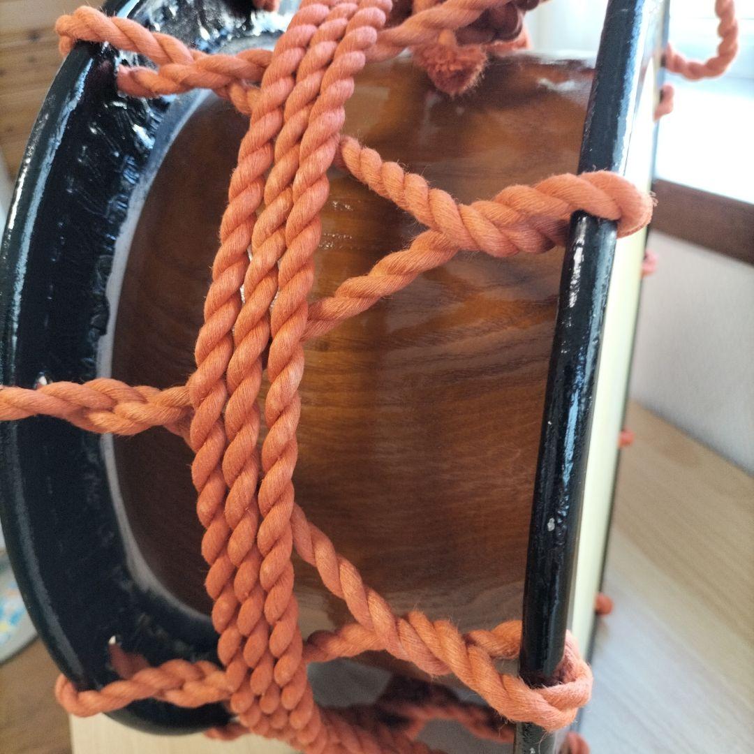 締太鼓　くり抜き胴　和太鼓　中古良品