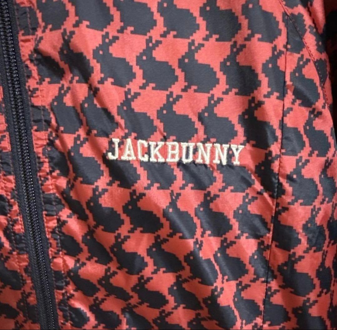 JACKBUNNY フード付きジャケット 赤黒