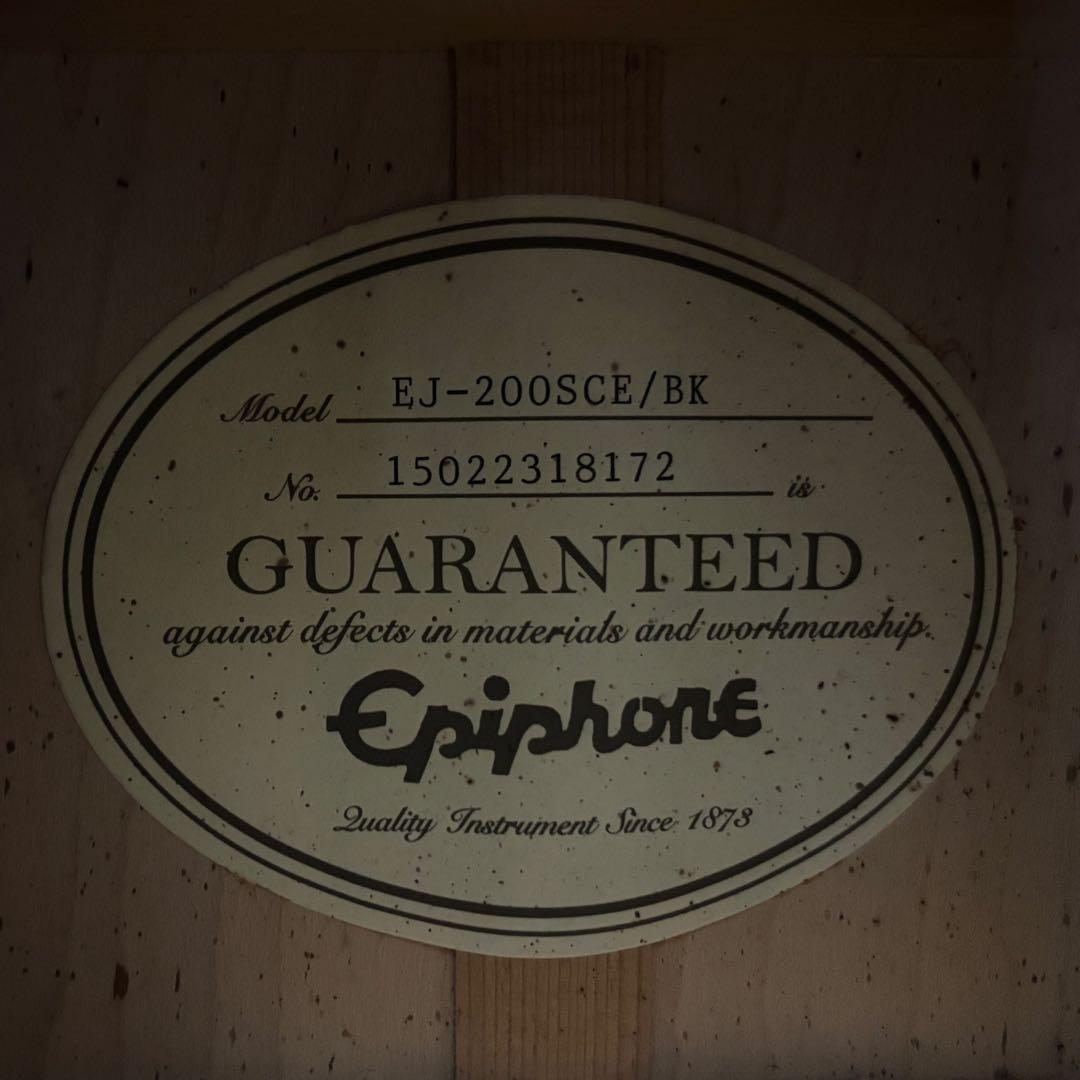 ギター Epiphone / EJ-200 SEC Studio Black