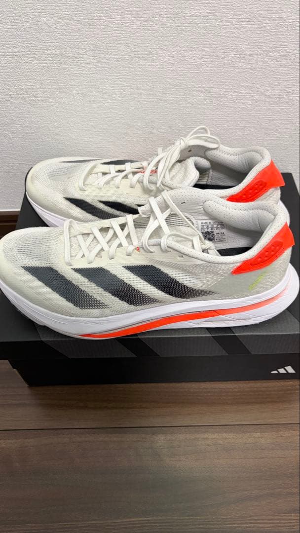 【美品】アディゼロ SL2 / ADIZERO SL2 ホワイト　25.5㎝