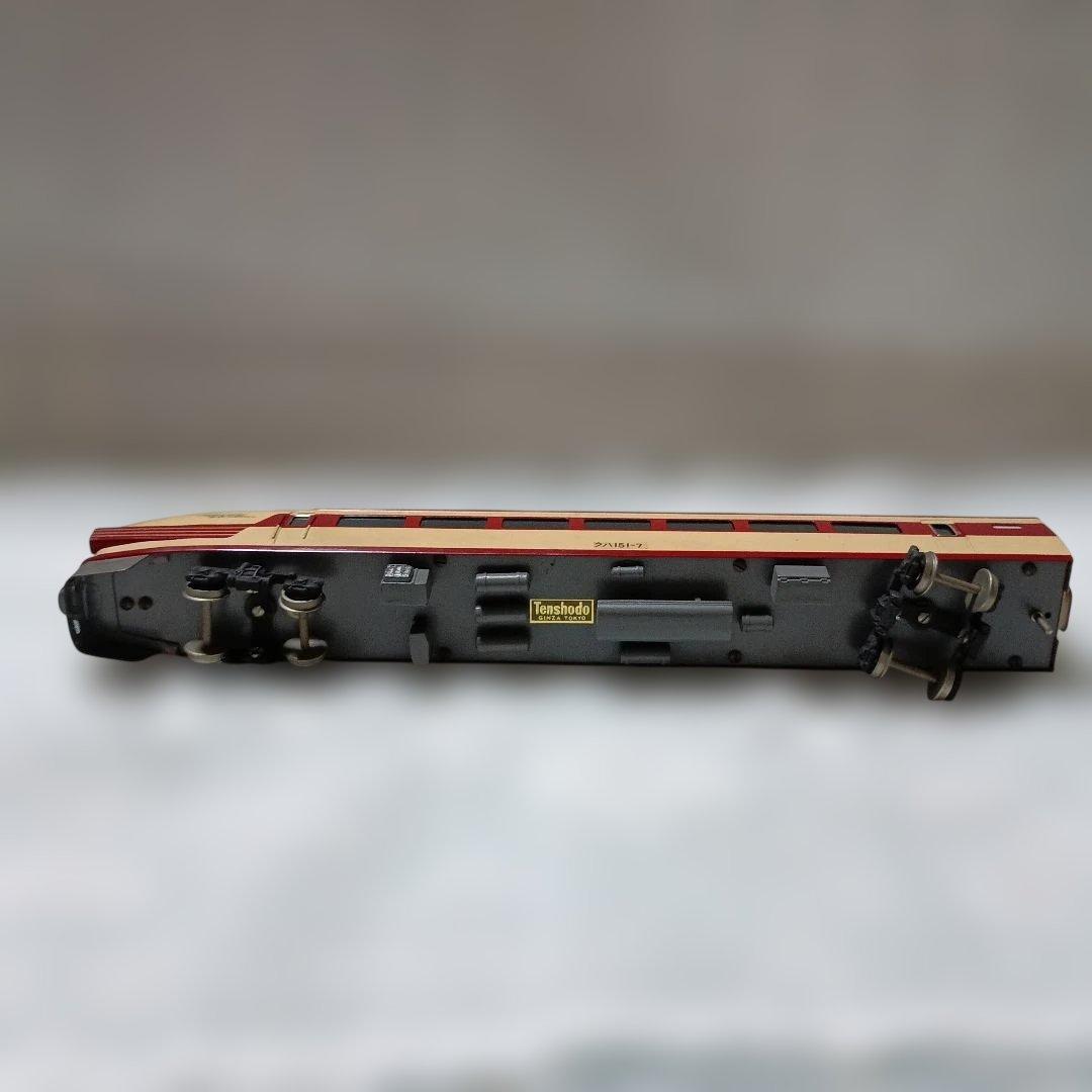 Nゲージ鉄道模型 赤 ベージュ 電車