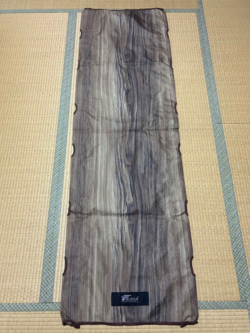 FIELDOOR アルミコンパクトコット 木目調
