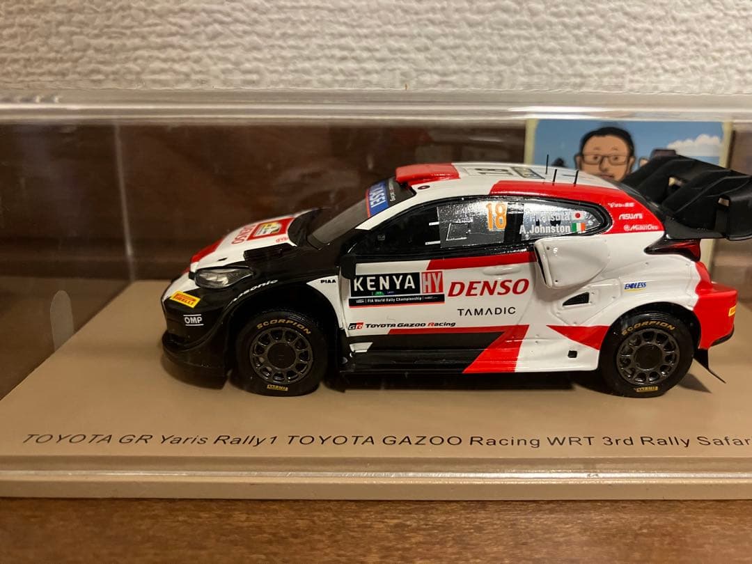 スパーク 1/43 GRヤリス WRT #18 サファリラリー2022 勝田貴元