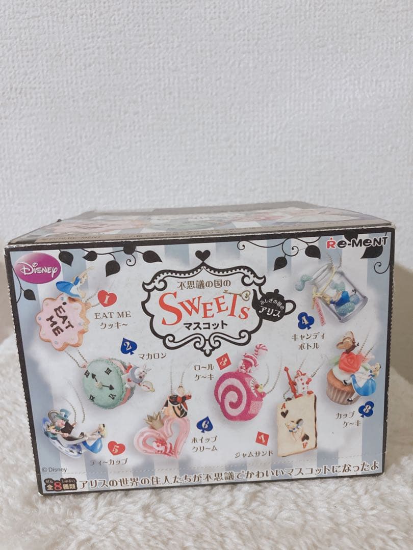 Disneyリーメント 不思議の国のSWEETSマスコット全8種BOX 食玩