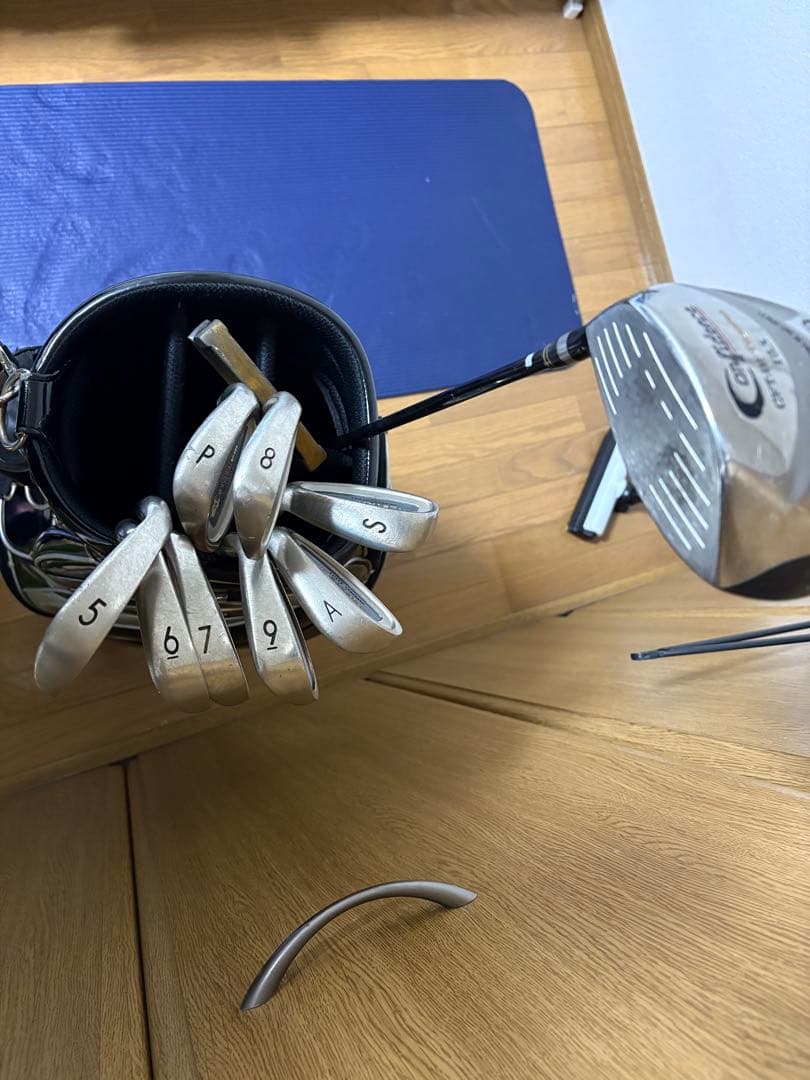 Srixon ゴルフバッグ　＋SPALDING クラブセット 右利き