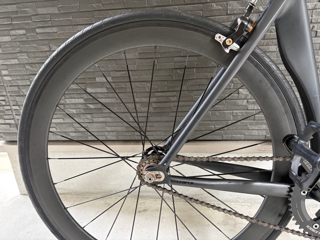 LEADER BIKE 725 BROTURES ピスト カーボンホイール