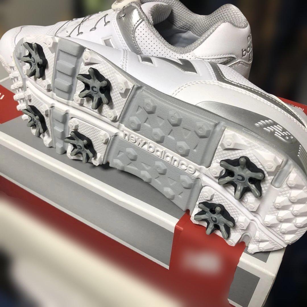 New Balance ゴルフシューズ BOAシステム ホワイト