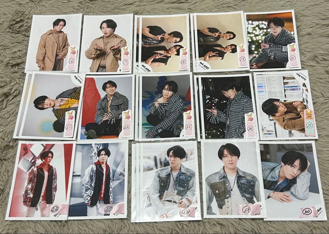 Man 宮舘涼太 公式写真 うちわ デタカ ましかくフォト
