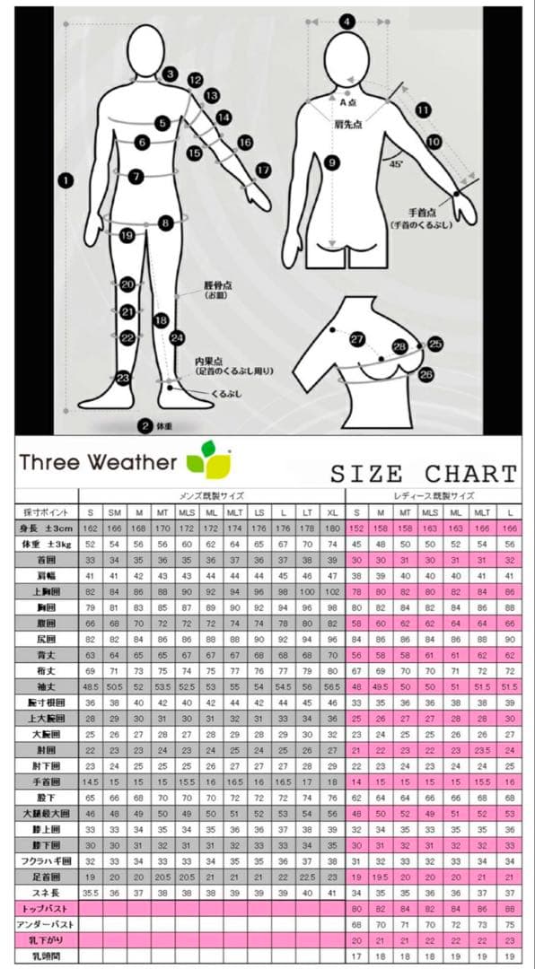 THREE WEATHER (スリーウェザー)3mm フルスーツ メンズ L