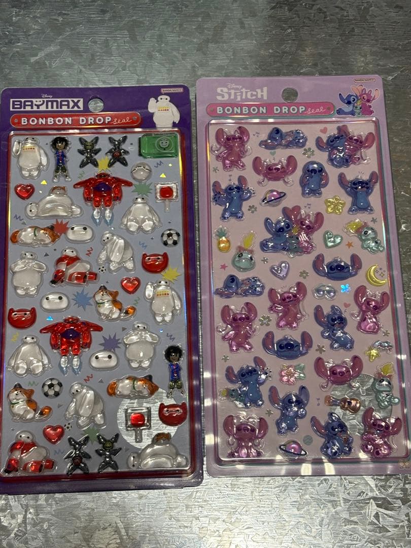 ボンボンドロップシール ディズニー プーさん モンスターズインク ベイマックス