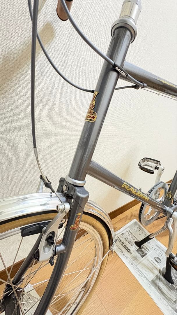Raleigh ミニベロ グレー※名古屋市内手渡し限定