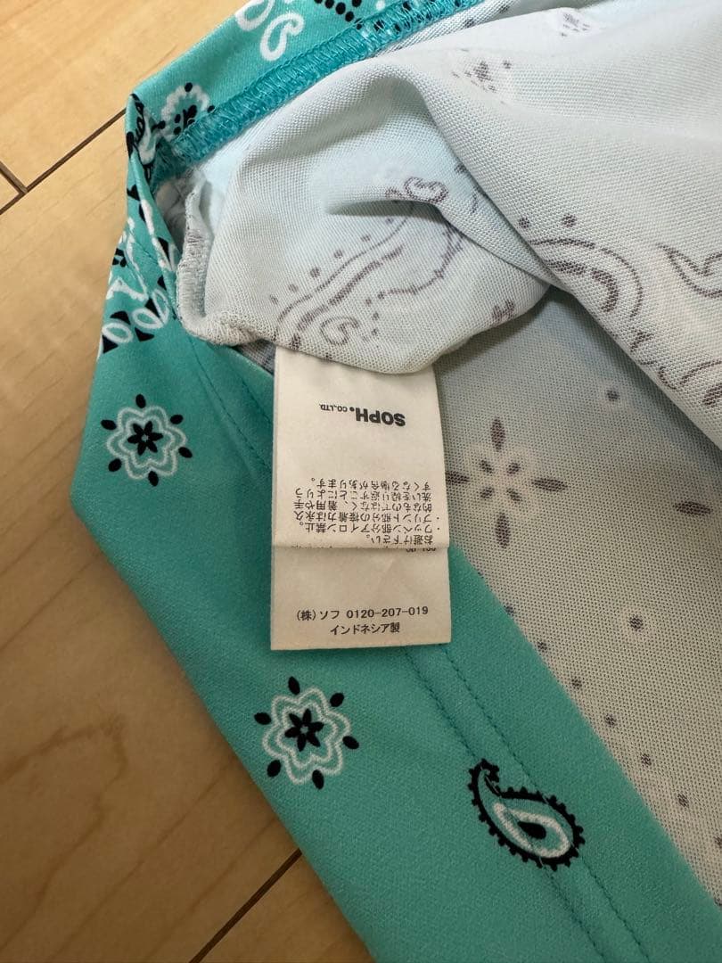 メンズウェア 23SS FCRB WHOLE PATTERN S/S MOCKNECK