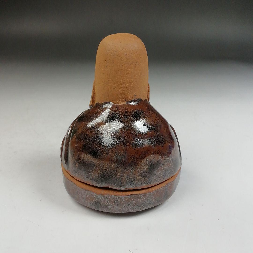 Ｗ４２７　香合　『寿老人　香合』『松本鐵山 造』　共箱　茶道具