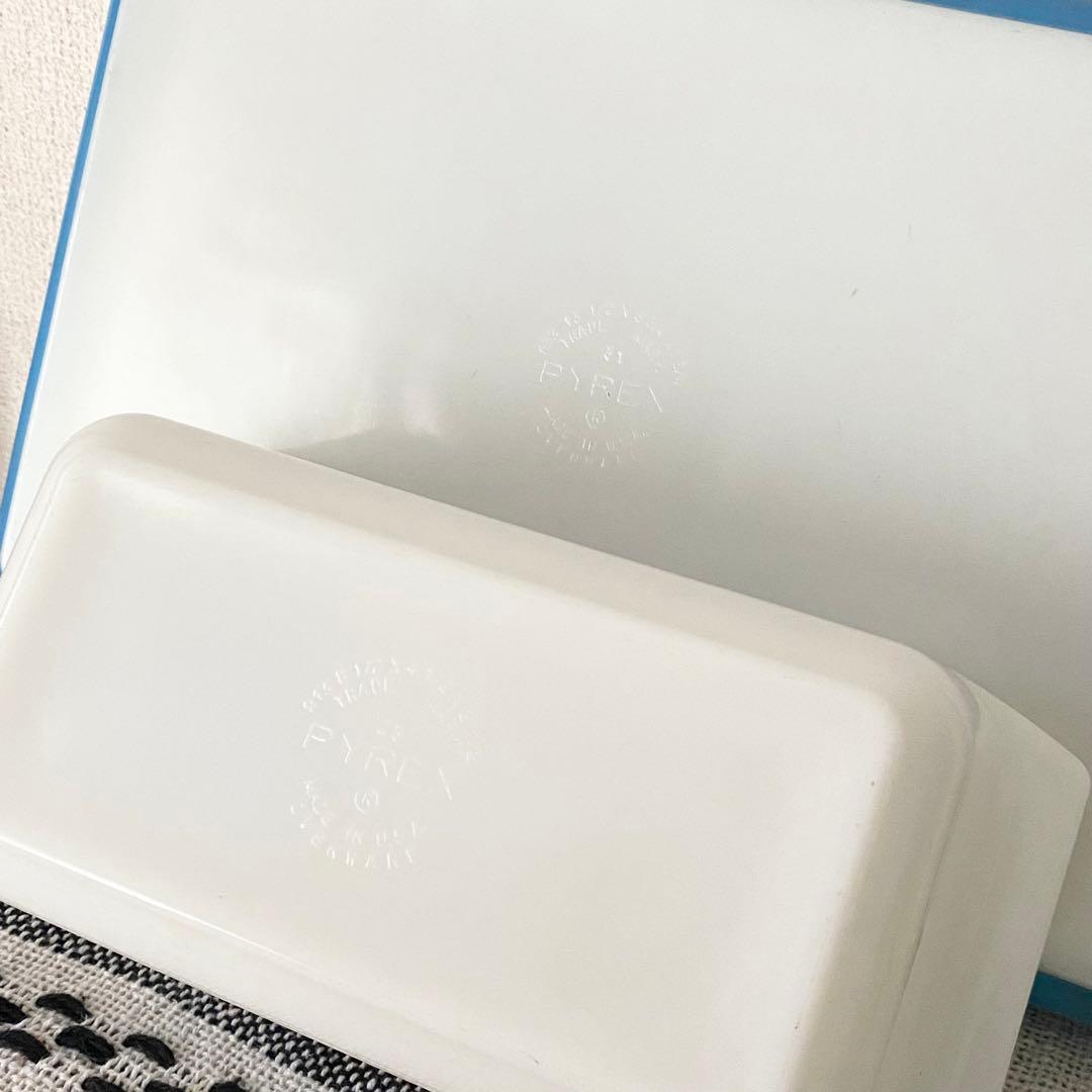 PYREX オールドパイレックス キャセロール 3点セット スノーフレーク