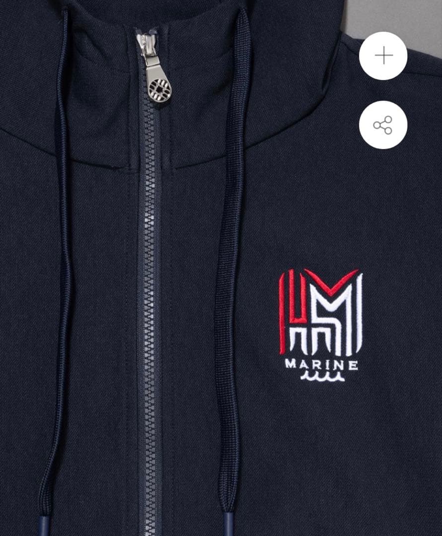 muta MARINE裏起毛ジップパーカー.パンツ セットアップ(Ｌ)
