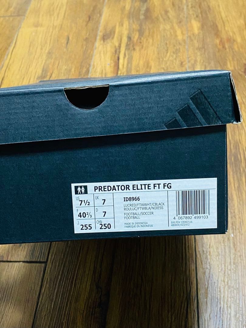 adidas Predator サッカーシューズ レッド/ホワイト