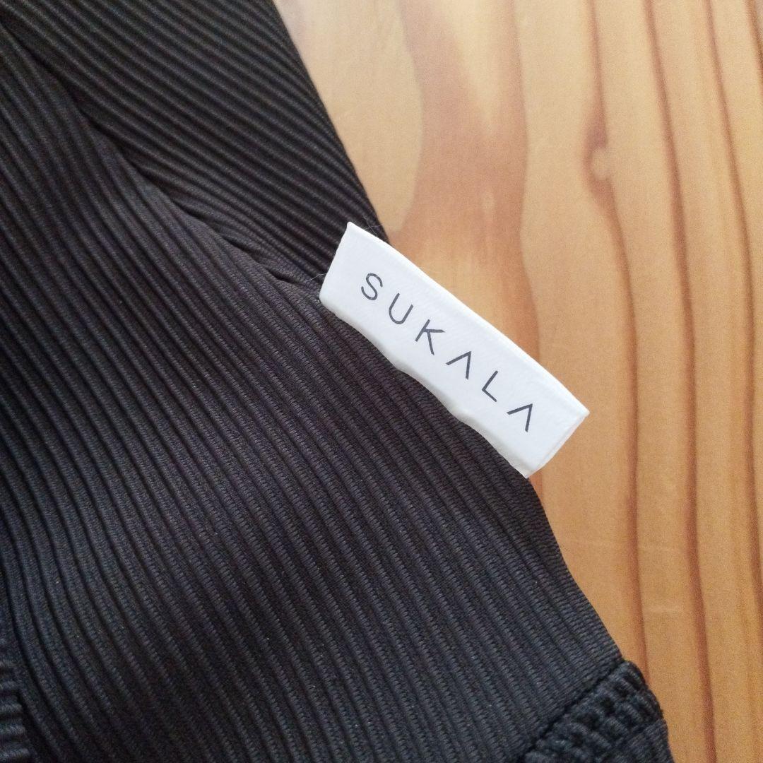 【新品、未使用】SUKALA リブソリッドレギンス ブラック Sサイズ