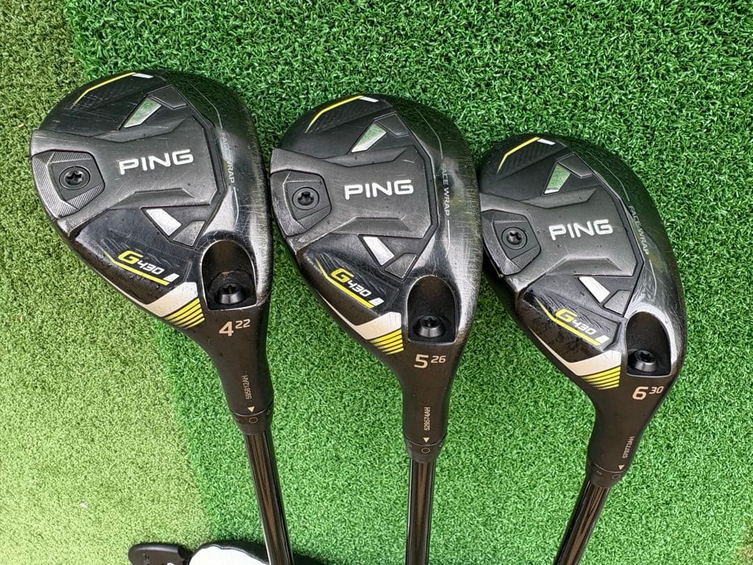 PING G430 4番５番 6番ハイブリッド　３本セット