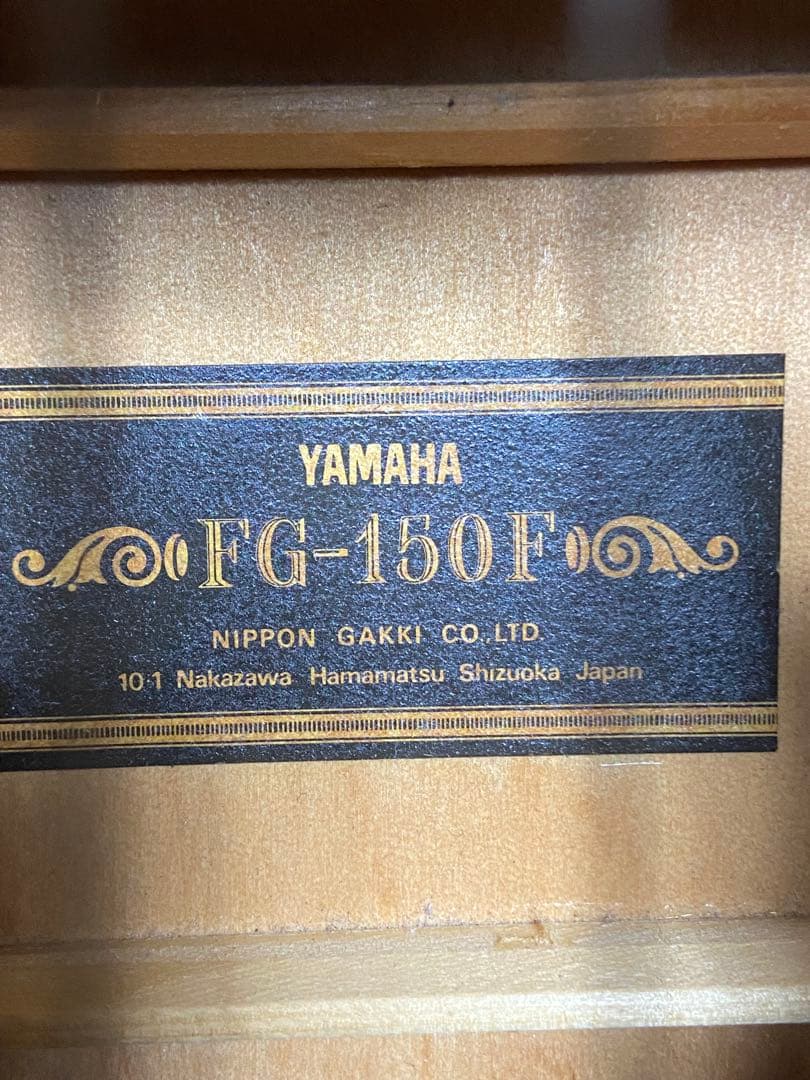 【美品】YAMAHA　ヤマハ　FG-150F　黒ラベル　アコースティックギター