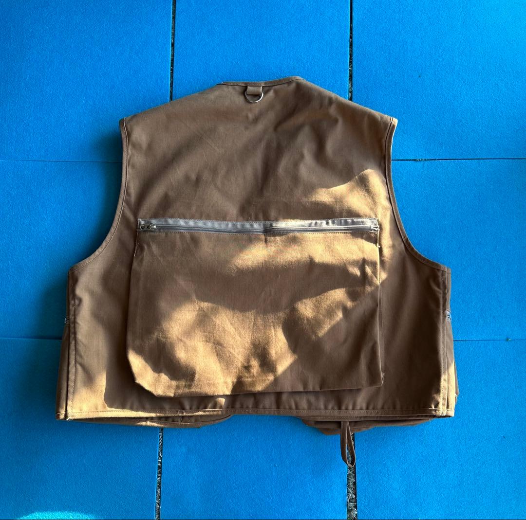 【デッドストック】【希少】70年代Gamehide フィッシングベスト ブラウン