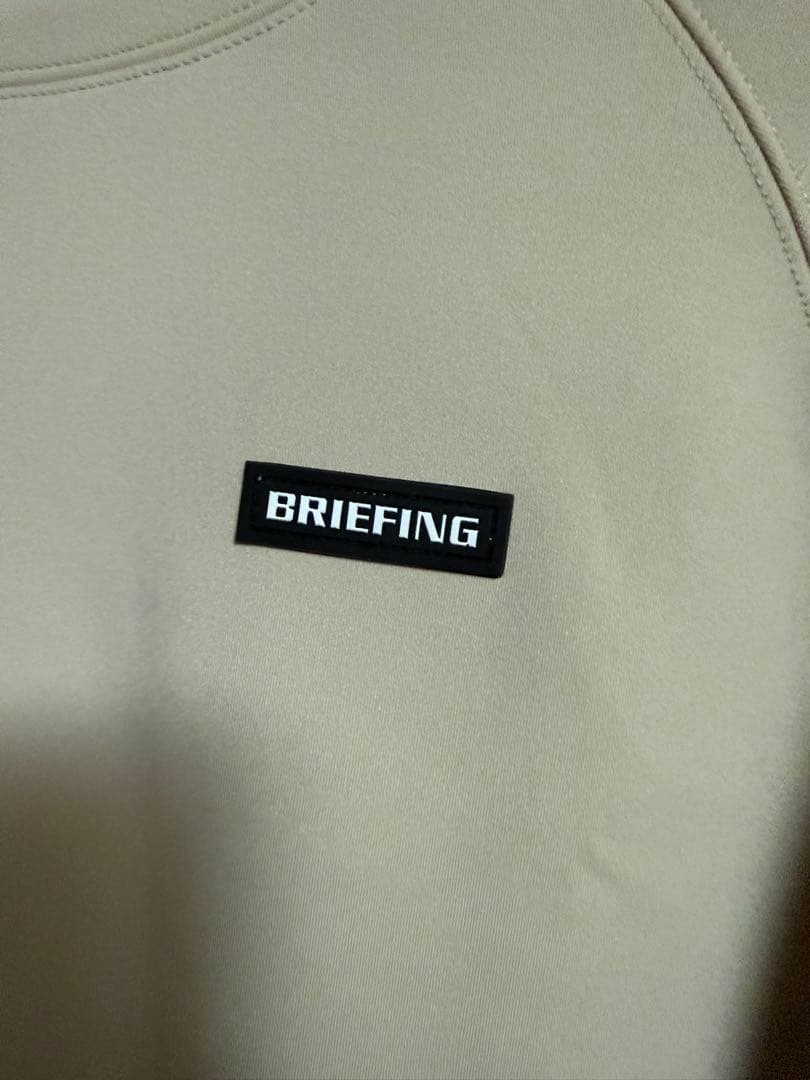 BRIEFING ベージュ トレーナー　スウェット