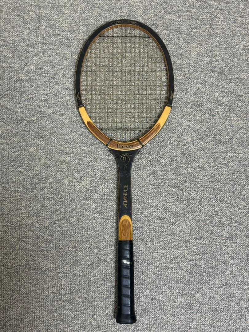 ★美品★レア★WILSON ADVANTAGE★木製テニスラケットケース★