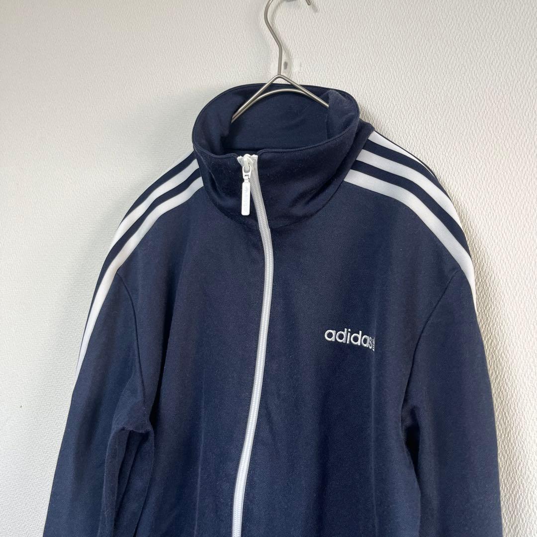 【adidas アディダス】オリジナルス トラックジャケット　ジャージ　ネイビー