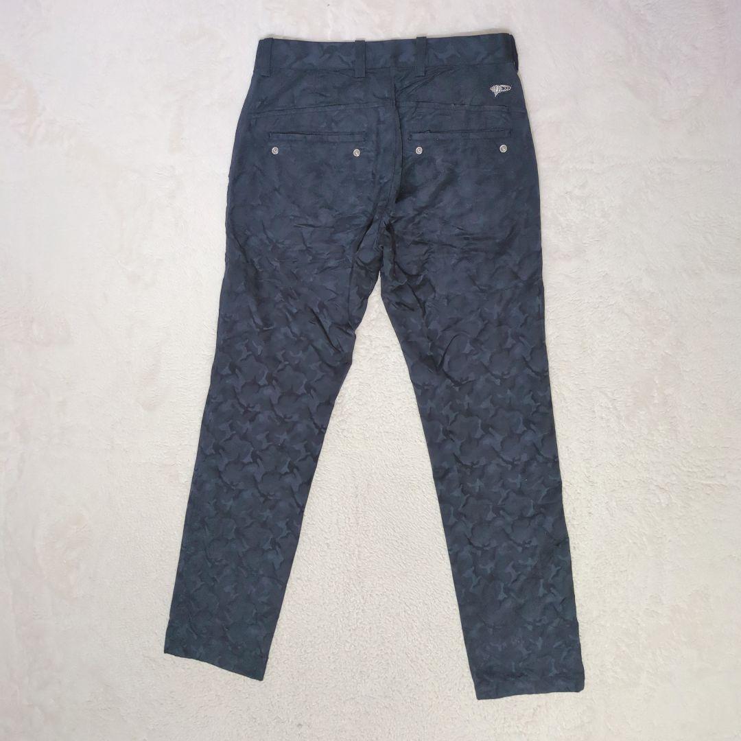 BEAMS GOLF カモフラジャカードパンツ 44 ネイビー
