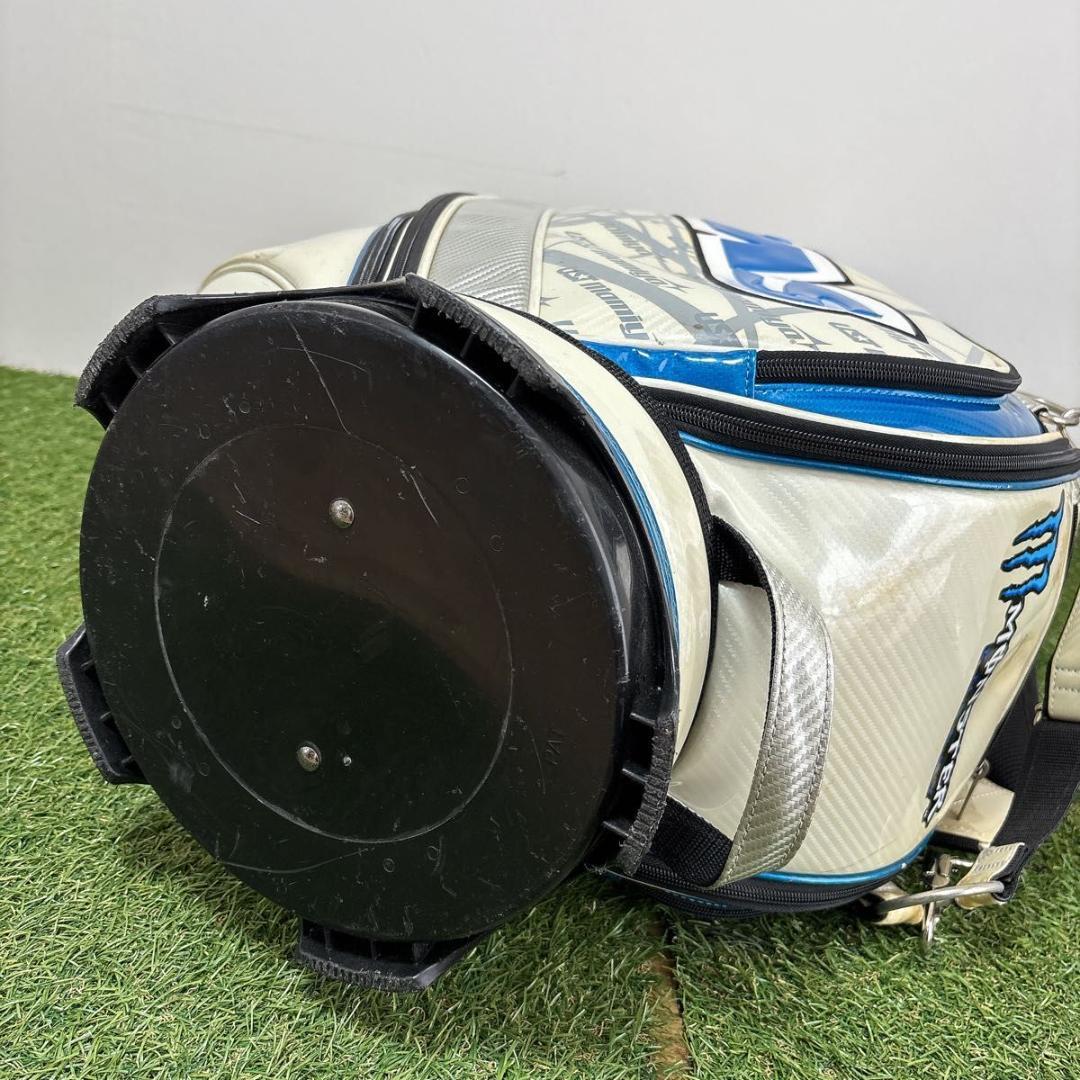 ATTAS キャディバッグ　ゴルフバッグ　エナメル　9.5型　5分割り