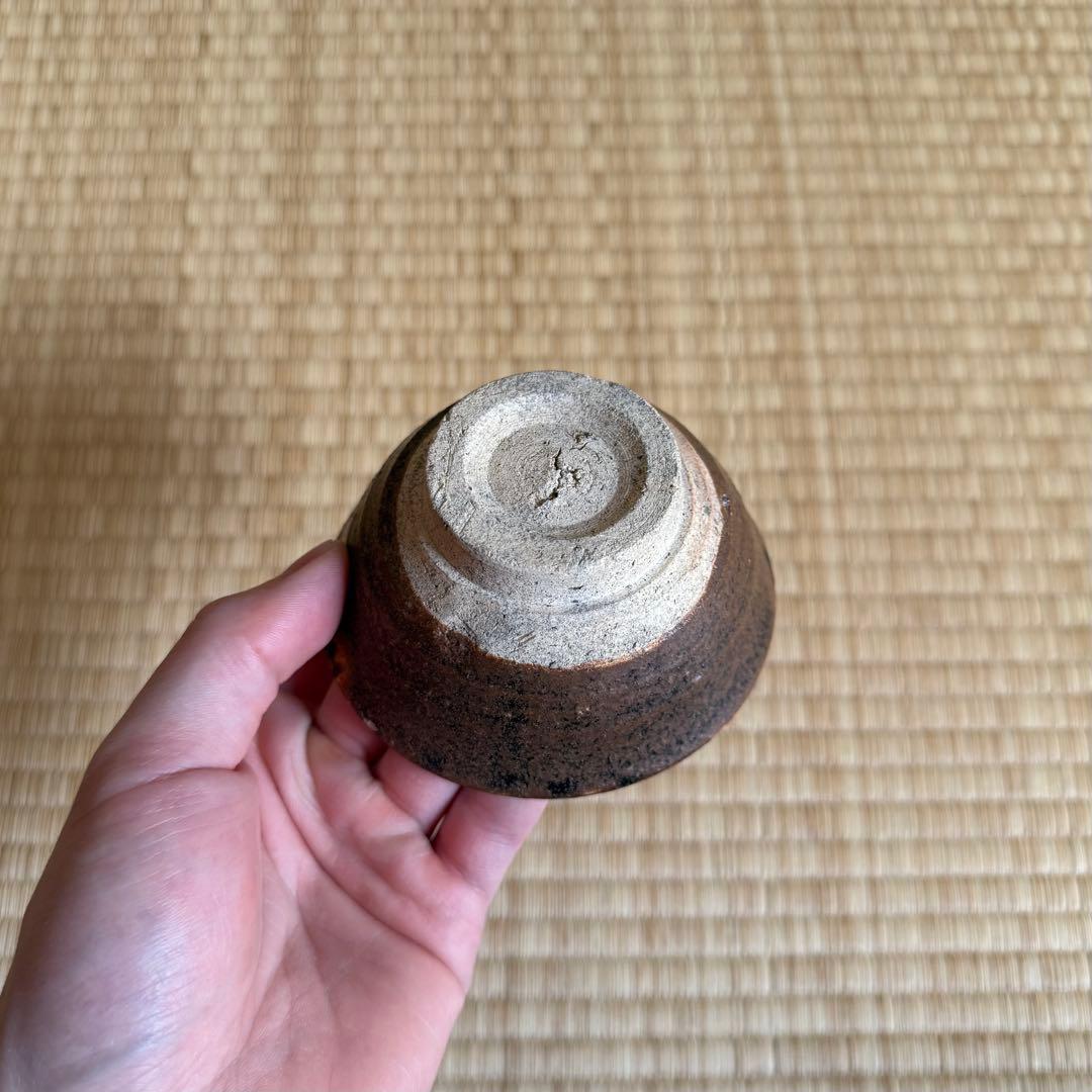 古瀬戸 鉄釉 盃 ぐい呑み 江戸時代 美濃 古美濃 古常滑 酒器 古美術 骨董