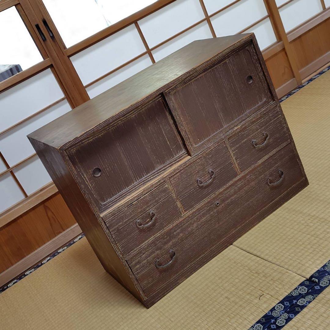 レア アンティーク 高級桐箪笥 昭和 タンス チェスト きり 家具 和風 お洒落