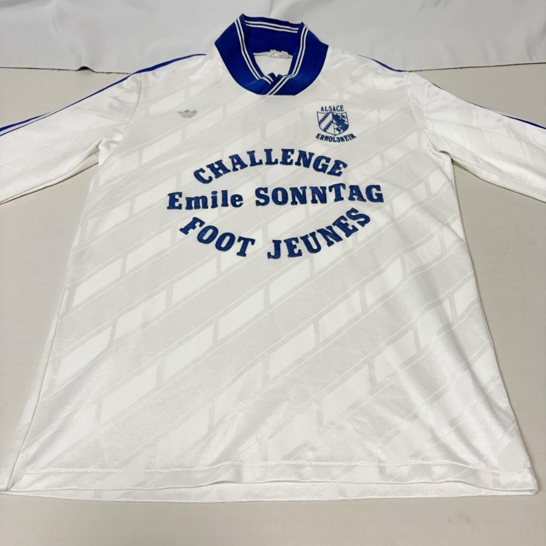 80s フランス製 adidas アディダス ゲームシャツ ロンT UK:XL