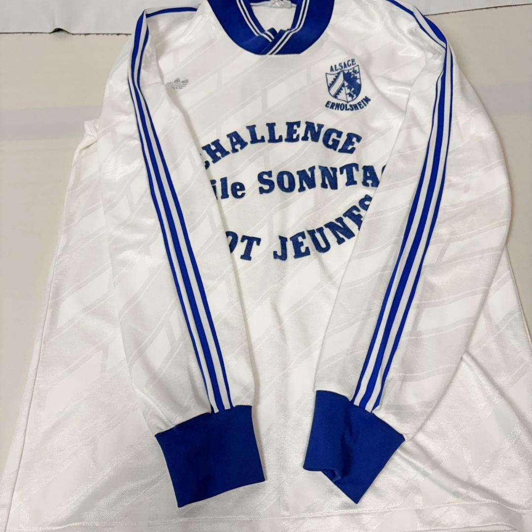 80s フランス製 adidas アディダス ゲームシャツ ロンT UK:XL