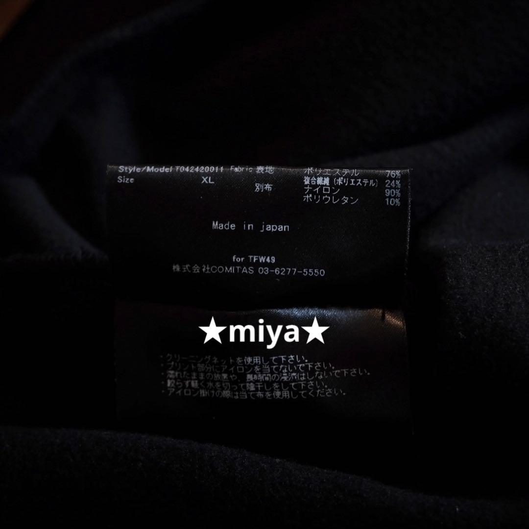新品【定価3.9万】TFW49 / COMBINATION HALF ZIP