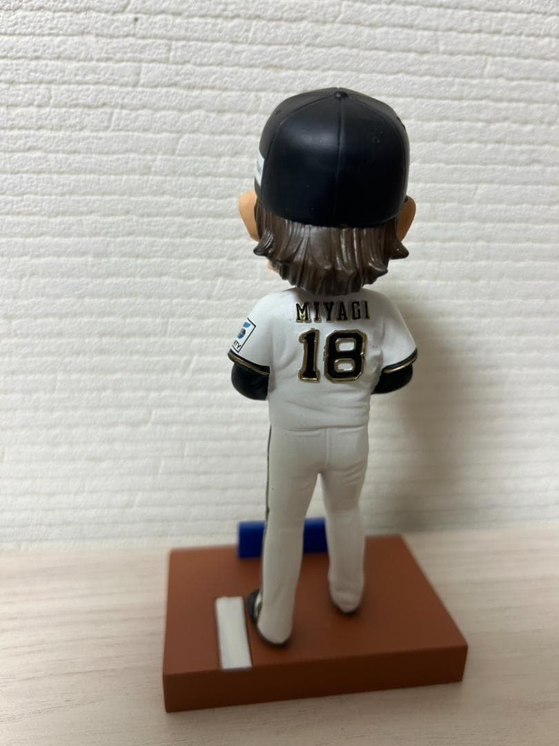 宮城大弥 ボブルヘッド 人形背番号18 オリックスバファローズ 京セラドーム大阪