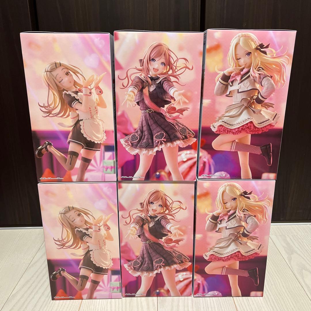 学園アイドルマスター　フィギュア　姫崎莉波　十王星南　篠澤広　6個セット