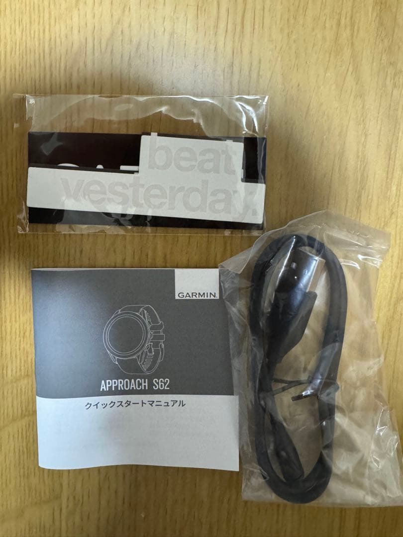 GARMIN Approach S62 GPSゴルフウォッチ 箱・付属品完備