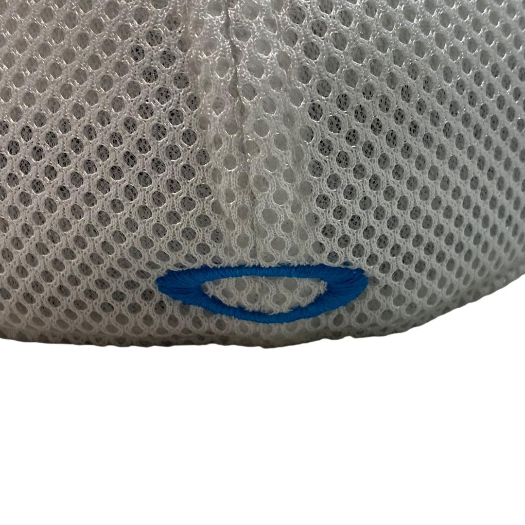 オークリー OAKLEY メッシュ キャップ ブルー L/XL ゴルフ ロゴ柄