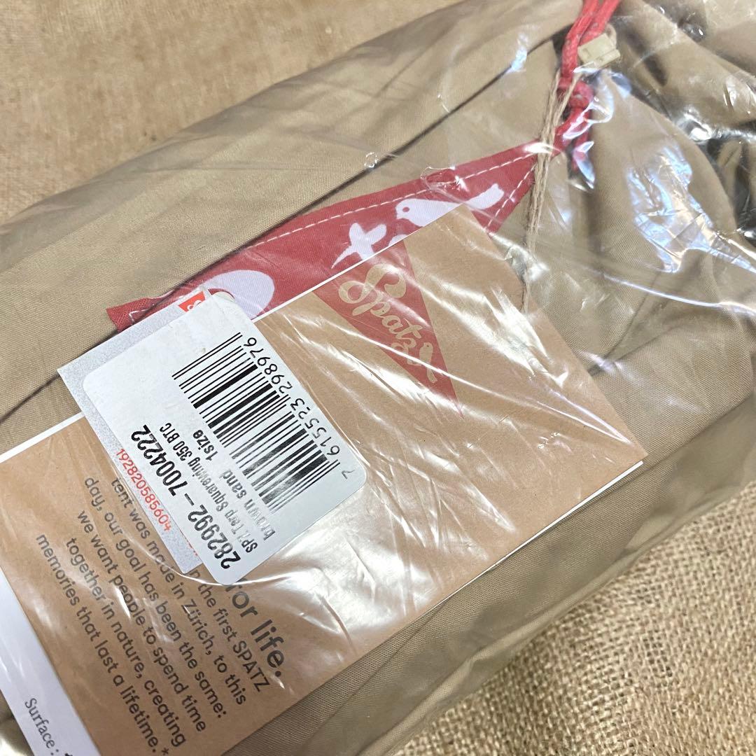 未使用☆SPATZ スクエアウイング350 BTC タープ スパッツ 難燃 軽量